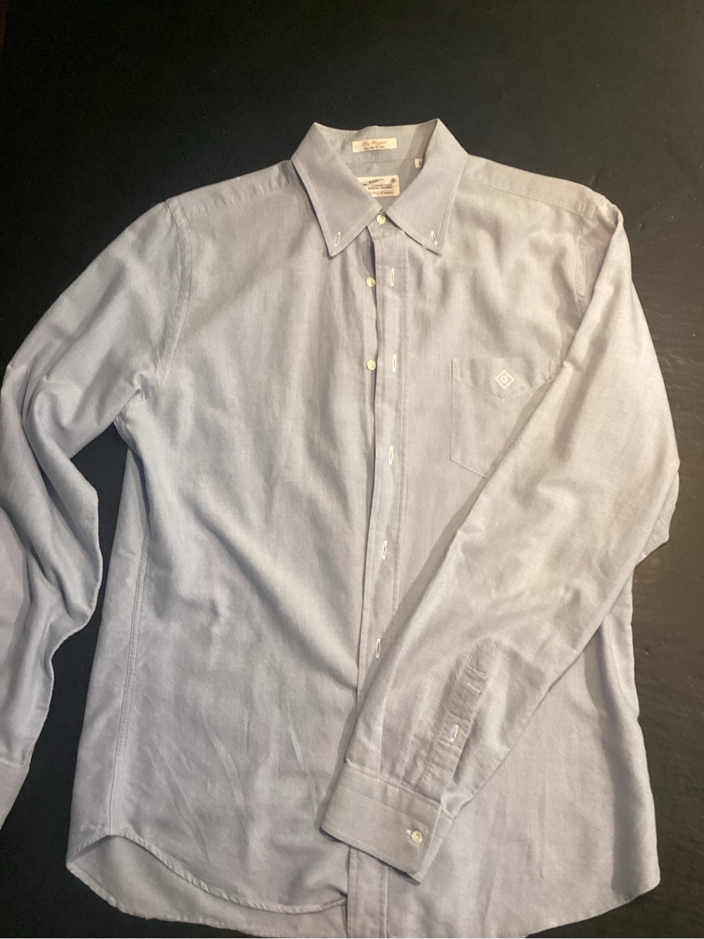 Gant Light Blue Men's Oxford Button-Down Dress Shirt